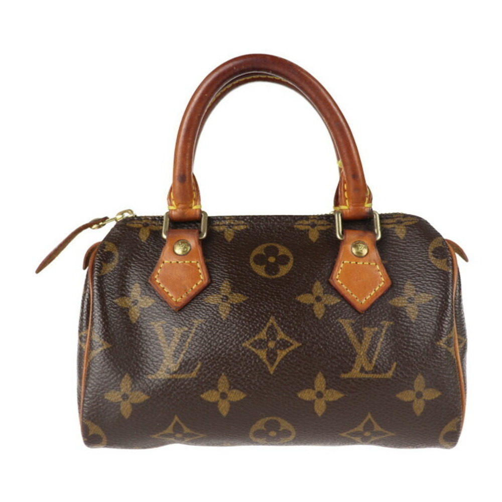 Louis Vuitton Mini Speedy Handbag Brown